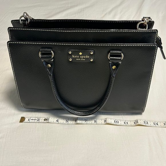 Kate Spade | Wellesley Durham Convertible Tote | Black - Picture 12 of 15